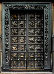 Portes sud du baptistère San Giovanni, 1336